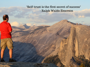 When we trust ourselves, we remove doubt and open the door to greater achievement. 